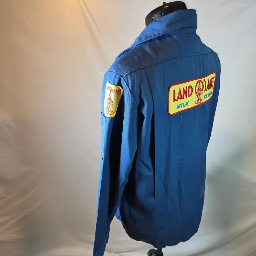 Unitog Land O Lakes Milk Ice Cream Vintage Union Made USA Work Jacket 38R